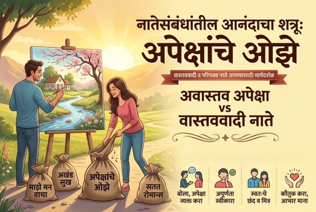 अपेक्षांचे ओझे: नात्यातील आनंद कमी करणाऱ्या अवास्तव अपेक्षा blog5 अपेक्षांचे ओझे