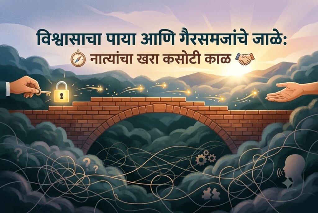 विश्वासाचा पाया आणि गैरसमजांचे जाळे: नात्यांचा खरा कसोटी काळ blog6 विश्वासाचा पाया आणि गैरसमजांचे जाळे